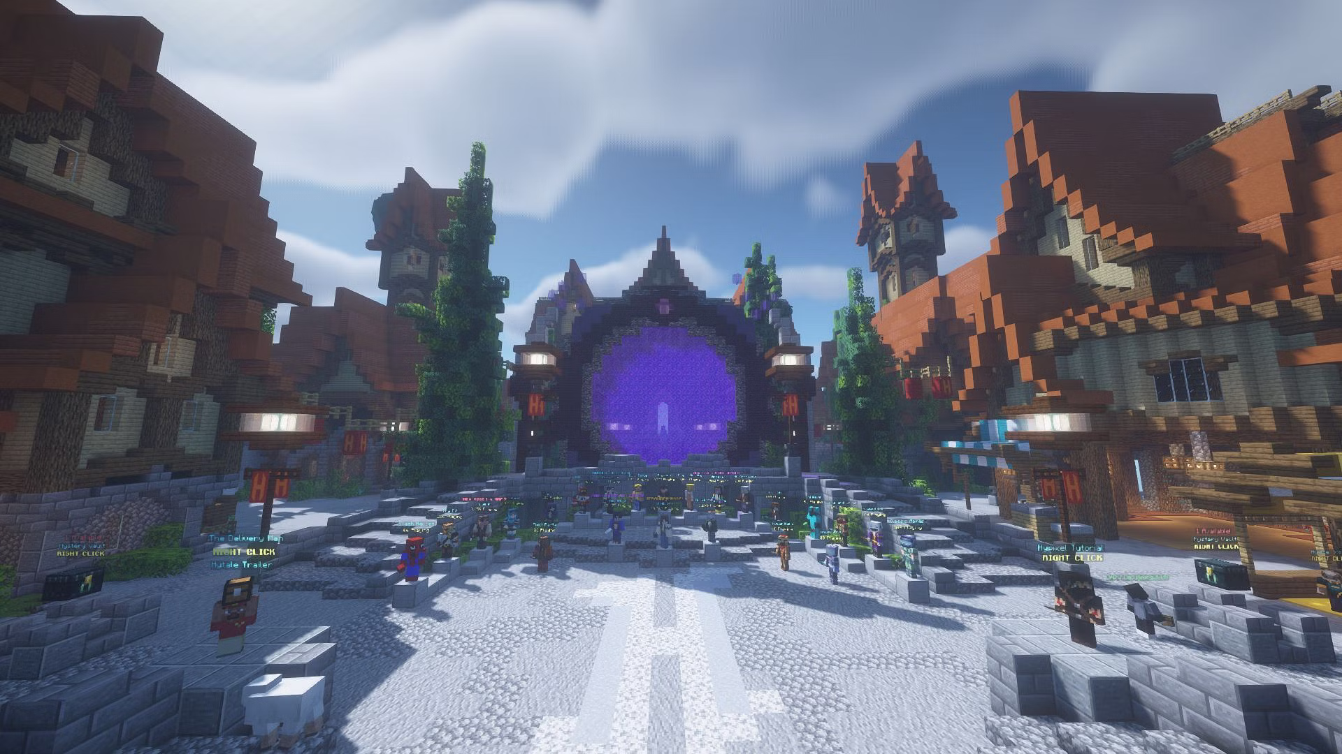 Illustration de serveur Minecraft